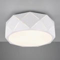 Trio Lighting, Deckenlampe Zandor mit weißem Schirm