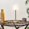 Lola Slim30 brass Outdoor-Tischleuchte Newgarden