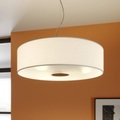 Lampenwelt.com, Josia - elegante Hängeleuchte in Weiß