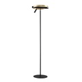 Lucande Matwei LED-Stehlampe, ringförmig, messing