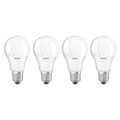 LED Lampe Retrofit, 9 Watt, E27, warmweiß, matt, 4 Stück