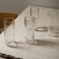 ferm living Ripple Longdrink Glas 4er-Set