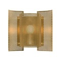 Northern Butterfly perforated Wandleuchte, messing