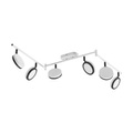 Lindby Vesim LED-Strahler, weiß, sechsflammig