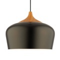 Metallene Pendelleuchte Voltige in Schwarz