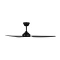 BEACON LIGHTING, Deckenventilator Polis schwarz DC leise 137 cm Fernbedienung