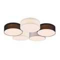 Lindby Janita LED-Deckenlampe, 5-fl., dreifarbig