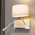 Lorefar (FARO), Praktische Wandleuchte Handy mit LED-Lesearm