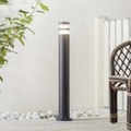 Wegeleuchte Birk mit effektvollem Licht, schwarz