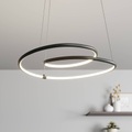 Lindby Lucy LED-Hängeleuchte, 45cm, schwarz matt