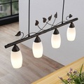 Lindby Isalie LED-Balkenpendelleuchte, vierflammig