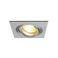 SLV 111361 New Tria I Einbauring EEK: abhängig v. Leuchtmittel (A++ - E) Halogen GU10 50 W Aluminium (gebürstet)
