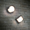 LED-Außenwandleuchte Puno, IP54, eckig