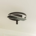 Lucande Damivan LED-Deckenlampe, rund, schwarz