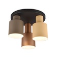 Deckenleuchte Agudo, multicolor, 3-flammig Rondell