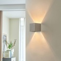 Beton-Wandlampe Jayden in eckiger Form