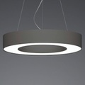 Hufnagel, LED-Pendelleuchte Donut dimmbar 34 W taupe