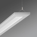 LED-Büro-Pendelleuchte Stail mikroprisma weißalu