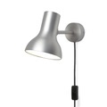 Anglepoise, Anglepoise Type 75 Mini Metallic Stecker silber