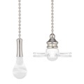 Westinghouse Ventilator und Glühbirne Kette nickel