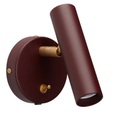 LED-Wandleuchte Slender, dunkelrot