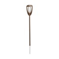 LED-Solarleuchte Tulip mit Erdspieß, corten