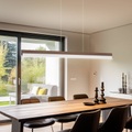 Rothfels Keijo LED-Hängelampe nickel/nuss 123 cm
