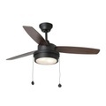 Deckenventilator Komodo mit Licht + Wendelflügeln