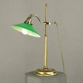 Grüne Tischleuchte VERDINA, Patina-Optik