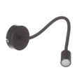 Flexible LED-Wandleuchte Focus, schwarz