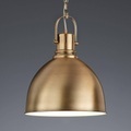 Trio Lighting, Messingfarbene Hängeleuchte Tores