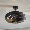 Deckenleuchte Vento schwarz Ø 50 cm