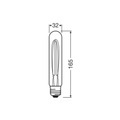 Ledvance Vintage 1906 LED E27 Röhre one-handed Gold 4.8W 470lm - 822 | Dimmbar - Ersatz für 40W