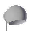 Nyta, Nyta Tilt Globe Wall Short mit Stecker, grau