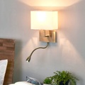 Ansprechende Wandleuchte DARIO mit LED Leselampe