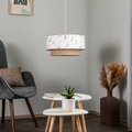 Pendellampe Hampton Boho cappuccino Wiese/Jute