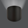 Deckenleuchte Form 3, schwarz, 20,5 x 22,5 cm