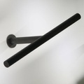 Colibri LED Wandleuchte / mit Drehgelenk - L 41 cm - Martinelli Luce schwarz en metall