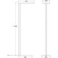 BRUMBERG Adrea LED-Stehleuchte mikroprismatisch