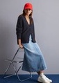 V-Neck-Cardigan regular