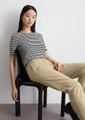 Gestreiftes T-Shirt slim