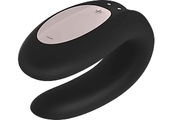 Satisfyer, SATISFYER Double Joy - Paarvibrator (Schwarz)