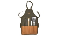 Esschert Design, Grillschürze mit Grillbesteck