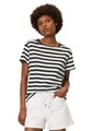 Streifen-T-Shirt loose