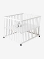 VERTBAUDET, Baby-Laufgitter aus Holz, klappbar weiss