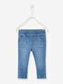 Treggings für Baby Mädchen, bedruckt blue stone