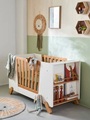 Babybett, Pirouette, Gitter abnehmbar weiss