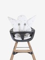 Engel Kissen für Hochstuhl oder Babywippe, Jersey Weiß Gold Dots, Childhome