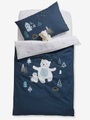 Baby Wende-Bettbezug Lappland dunkelblau