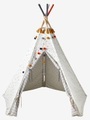 VERTBAUDET, Kinderzimmer-Tipi, wendbar weiss bedruckt